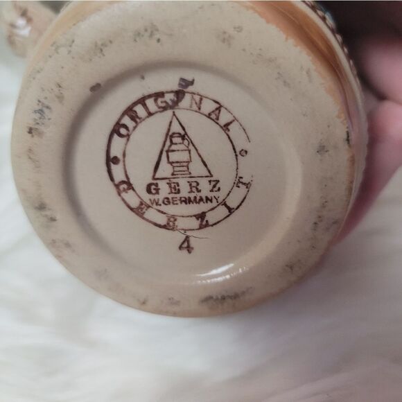 Gertz Antique Pewter Lid Stein - Picture 4 of 4